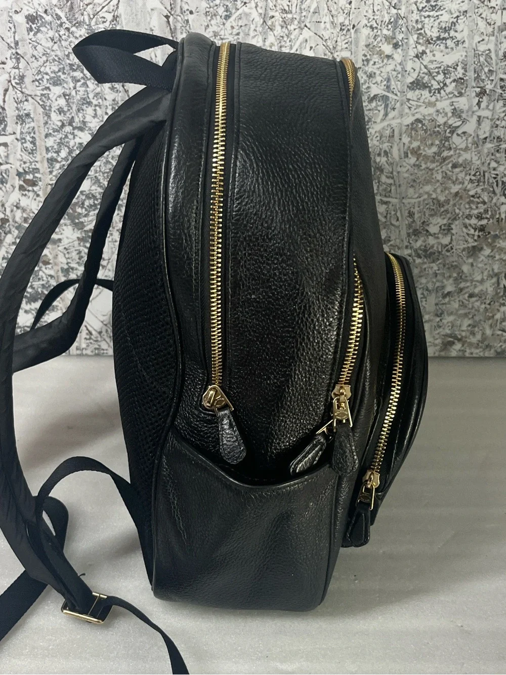 Coach Court Backpack Pebbled Leather (Style No.5666)